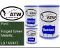 Preview: Ford, Forged Green Metallic, L9 / M7472: 500ml Lackdose + 500ml Klarlack + 250ml Härter - Set, von ATW Autoteile West.